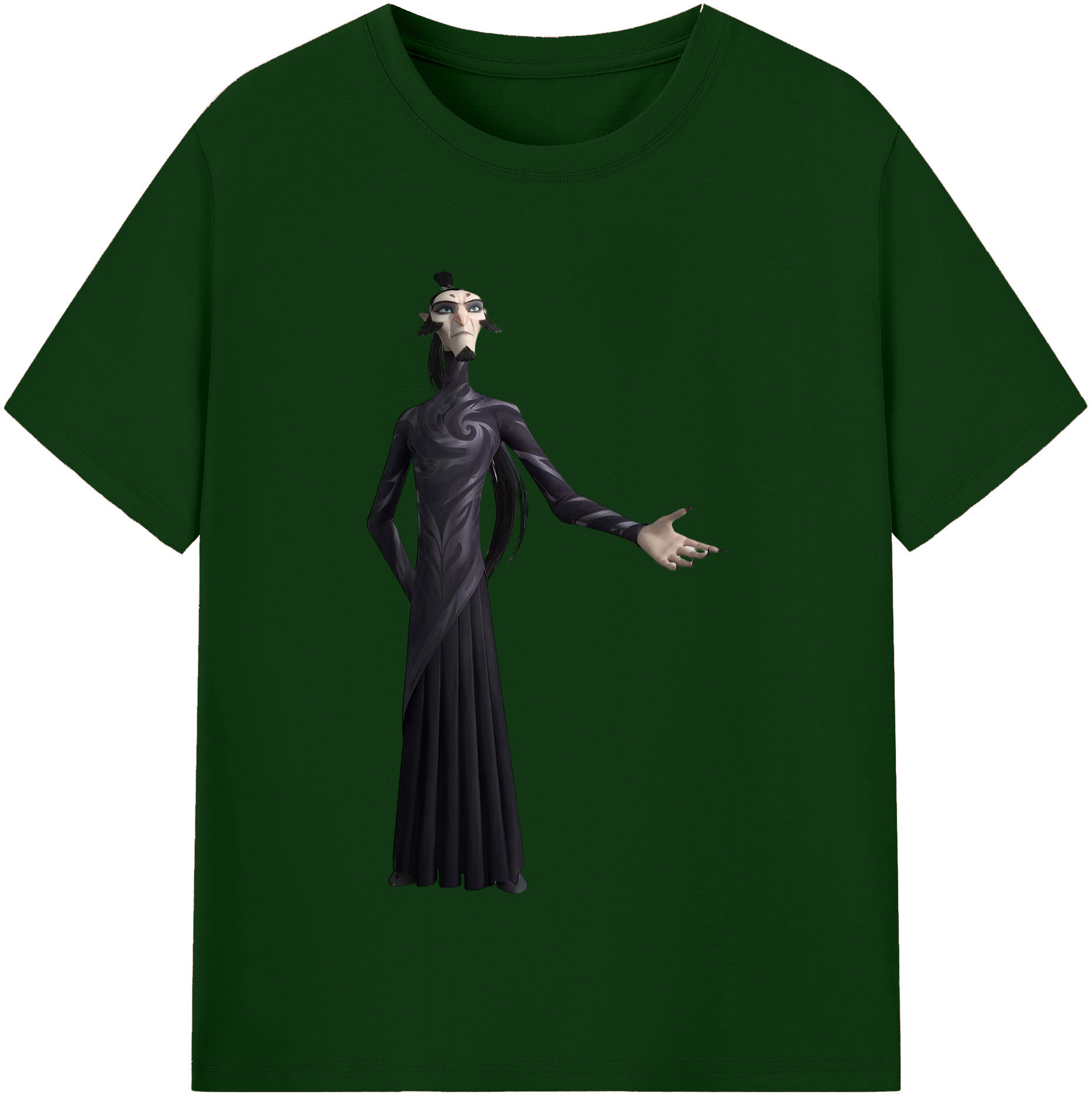 （画像用） Ne Zha 2 ナタ 魔童の大暴れ 綿100％半袖Tシャツ（フロントプリント）